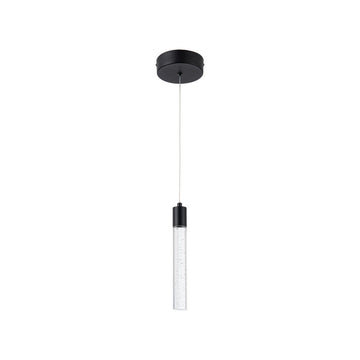Lámpara colgante MANHATTAN 6W, color de luz selectable cálida 3000°K / neutro 4000°K / frío 6000°K, atenuable, 127V de Quor Lighting - Q90101-BK