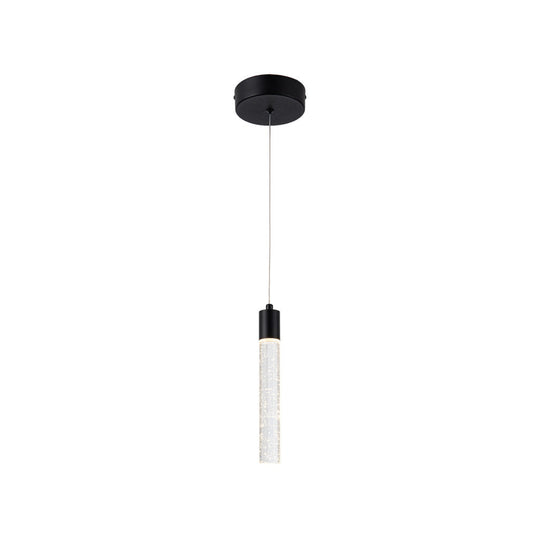 Lámpara colgante MANHATTAN 6W, color de luz selectable cálida 3000°K / neutro 4000°K / frío 6000°K, atenuable, 127V de Quor Lighting - Q90101-BK