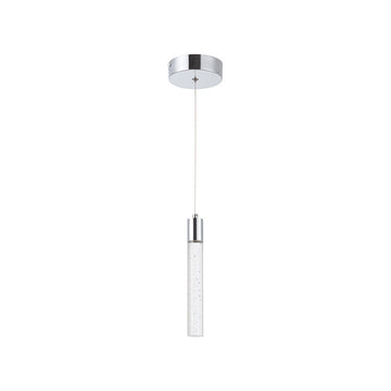 Lámpara colgante MANHATTAN 6W, color de luz selectable cálida 3000°K / neutro 4000°K / frío 6000°K, atenuable, 127V de Quor Lighting - Q90101-CH