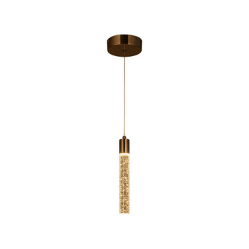 Lámpara colgante MANHATTAN 6W, color de luz selectable cálida 3000°K / neutro 4000°K / frío 6000°K, atenuable, 127V de Quor Lighting - Q90101-CH