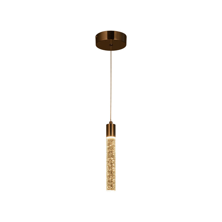 Lámpara colgante MANHATTAN 6W, color de luz selectable cálida 3000°K / neutro 4000°K / frío 6000°K, atenuable, 127V de Quor Lighting - Q90101-CH