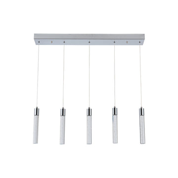 Lámpara colgante MANHATTAN 5 luces 26W, 3000°K/4000°K/6000°K, atenuable, 127V de Quor Lighting - Q90105-CH