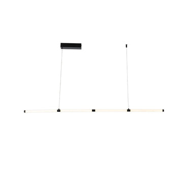 Lámpara colgante TUB 20W, color de luz selectable cálida 3000°K / neutro 4000°K / frío 6000°K, atenuable, 127V de Quor Lighting - Q90228-BK