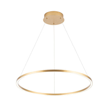 Lámpara colgante NEO 31W, color de luz selectable cálida 3000°K / neutro 4000°K / frío 6000°K, atenuable, 127V de Quor Lighting - Q90600-BG