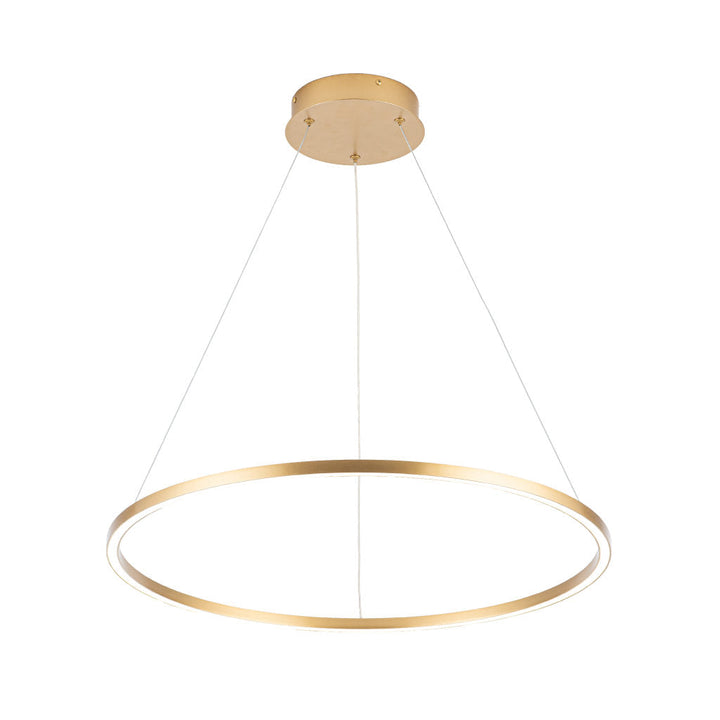 Lámpara colgante NEO 31W, color de luz selectable cálida 3000°K / neutro 4000°K / frío 6000°K, atenuable, 127V de Quor Lighting - Q90600-BG