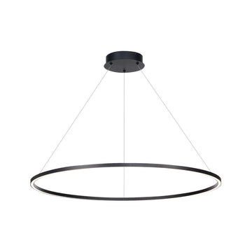 Lámpara colgante NEO 31W, color de luz selectable cálida 3000°K / neutro 4000°K / frío 6000°K, atenuable, 127V de Quor Lighting - Q90800-BK