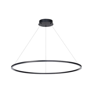Lámpara colgante NEO 31W, color de luz selectable cálida 3000°K / neutro 4000°K / frío 6000°K, atenuable, 127V de Quor Lighting - Q90800-BK