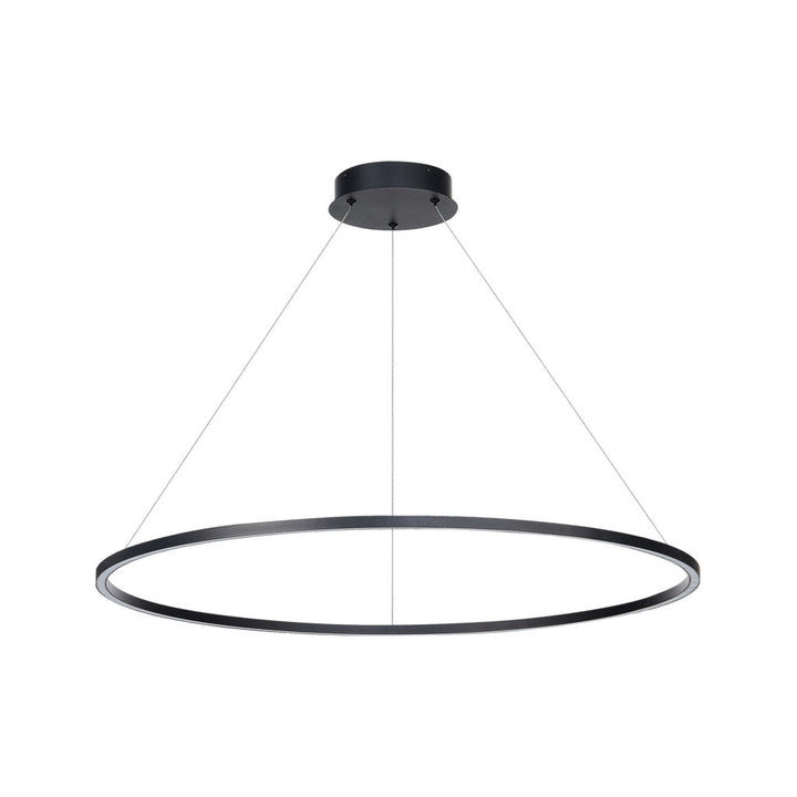 Lámpara colgante NEO 31W, color de luz selectable cálida 3000°K / neutro 4000°K / frío 6000°K, atenuable, 127V de Quor Lighting - Q90800-BK