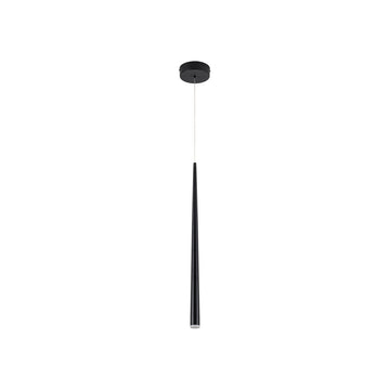 Lámpara colgante MODENA 1 x 6W, color de luz selectable cálida 3000°K / neutro 4000°K / frío 6000°K, atenuable, 127V de Quor Lighting - Q91621-BK