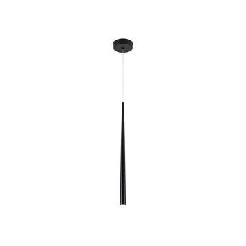 Lámpara colgante MODENA 1 x 6W, color de luz selectable cálida 3000°K / neutro 4000°K / frío 6000°K, atenuable, 127V de Quor Lighting - Q91621-BK