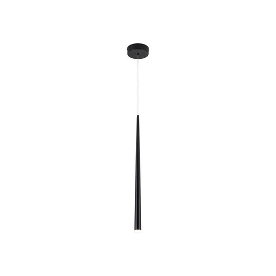 Lámpara colgante MODENA 1 x 6W, color de luz selectable cálida 3000°K / neutro 4000°K / frío 6000°K, atenuable, 127V de Quor Lighting - Q91621-BK