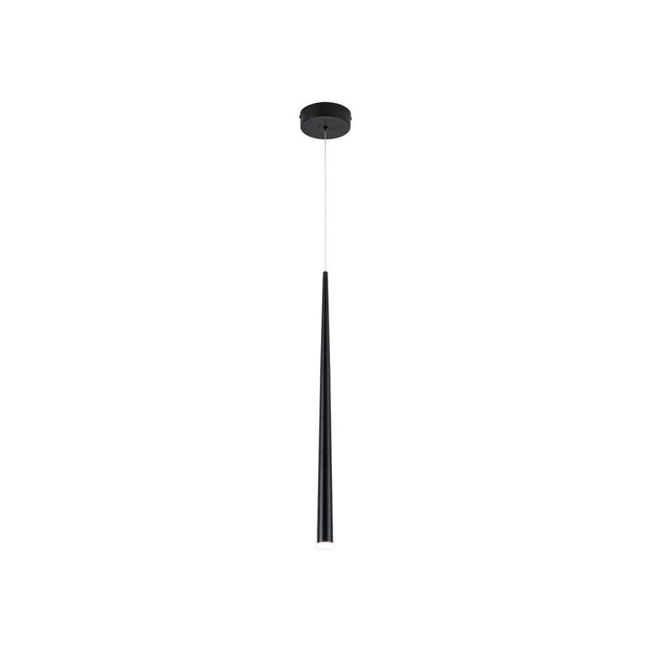Lámpara colgante MODENA 1 x 6W, color de luz selectable cálida 3000°K / neutro 4000°K / frío 6000°K, atenuable, 127V de Quor Lighting - Q91621-BK