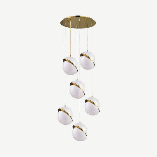 Lámpara colgante JANE, base 6 x E26, foco no incluido, 127V de Quor Lighting