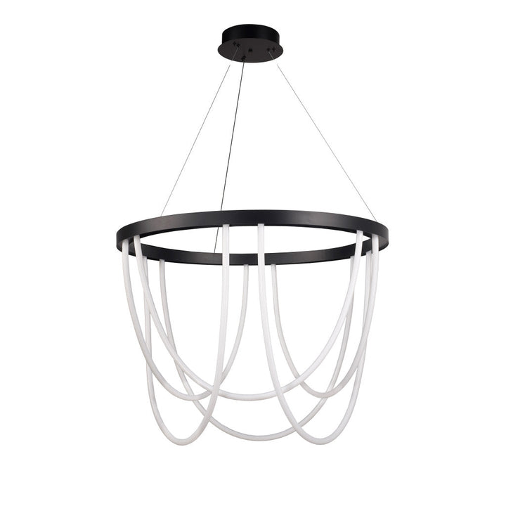 Lámpara colgante PAVLOVA 95W, luz cálida 3000°K, 127V de Quor Lighting - Q92100-BK