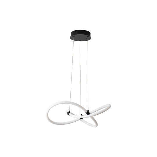Lámpara colgante TUB 60W, color de luz selectable cálida 3000°K / neutro 4000°K / frío 6000°K, atenuable, 127V de Quor Lighting - Q92772-BK