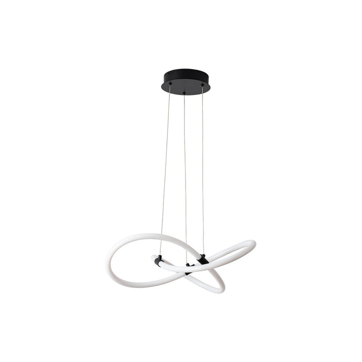 Lámpara colgante TUB 60W, color de luz selectable cálida 3000°K / neutro 4000°K / frío 6000°K, atenuable, 127V de Quor Lighting - Q92772-BK