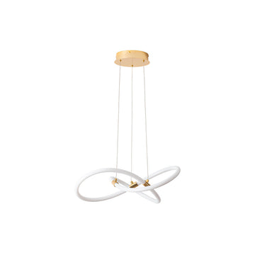 Lámpara colgante TUB 60W, color de luz selectable cálida 3000°K / neutro 4000°K / frío 6000°K, atenuable, 127V de Quor Lighting - Q92772-GD