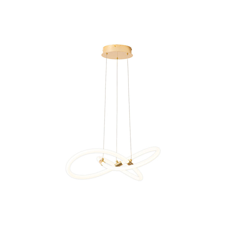 Lámpara colgante TUB 60W, color de luz selectable cálida 3000°K / neutro 4000°K / frío 6000°K, atenuable, 127V de Quor Lighting - Q92772-GD