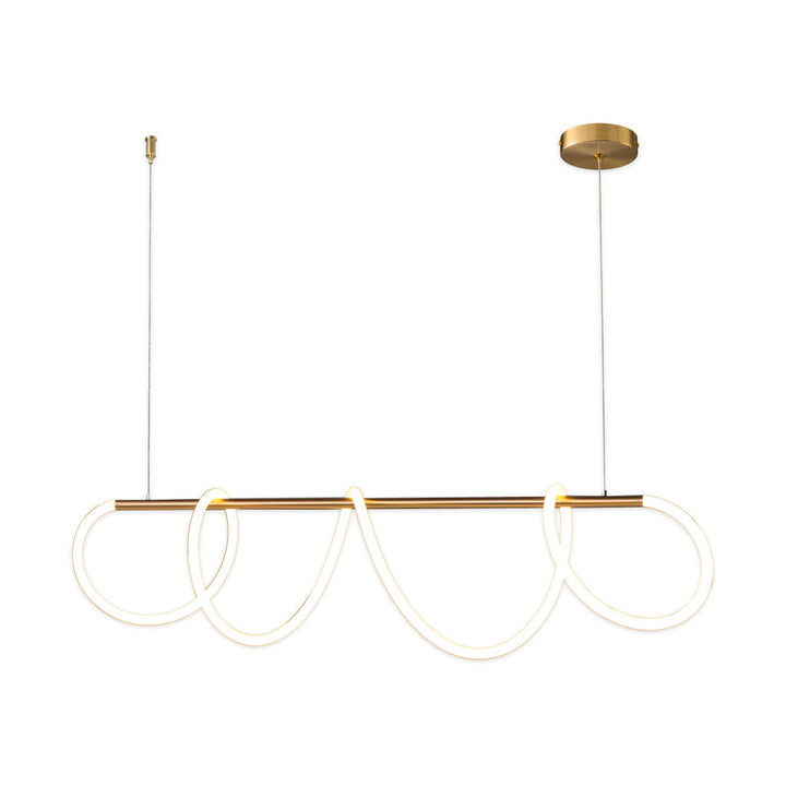 Lámpara colgante PAVLOVA 35W 1.20cm, luz cálida 3000°K, 127V de Quor Lighting - Q92822-GD