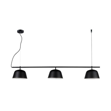 Lámpara colgante CHAPLIN, base E26, foco no incluido, 127V de Quor Lighting - Q93083-BK