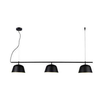 Lámpara colgante CHAPLIN, base E26, foco no incluido, 127V de Quor Lighting - Q93083-BK