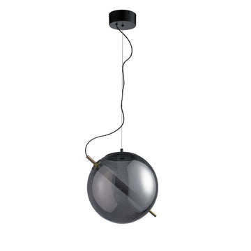 Lámpara colgante EISA 7W, luz cálida 3000°K, 127V de Quor Lighting - Q94902-BK