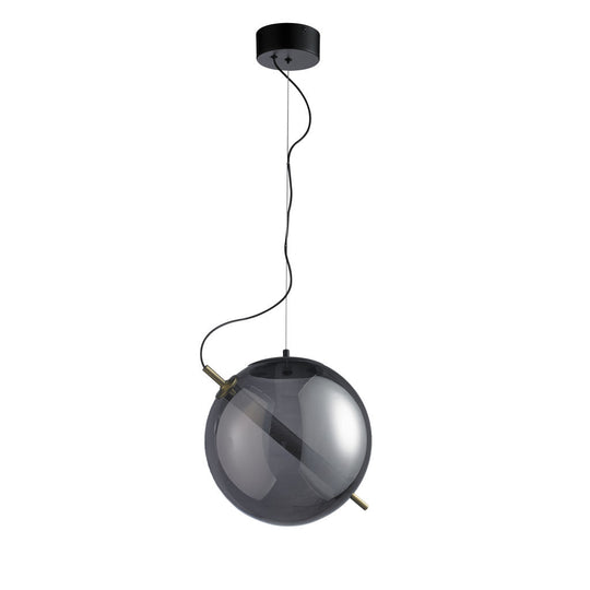 Lámpara colgante EISA 7W, luz cálida 3000°K, 127V de Quor Lighting - Q94902-BK