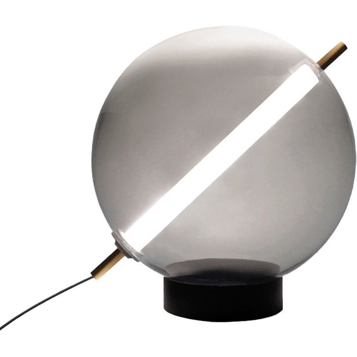 Lámpara de mesa EISA 7W, luz cálida 3000°K, 127V de Quor Lighting - Q94903-BK