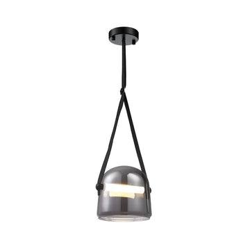 Lámpara colgante PALERMO 12W (Ø22cm), luz cálida 3000°K, 127V de Quor Lighting - Q96003-BK