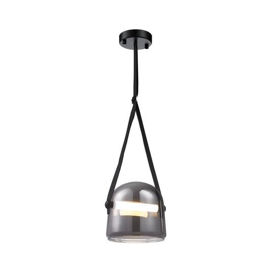 Lámpara colgante PALERMO 12W (Ø22cm), luz cálida 3000°K, 127V de Quor Lighting - Q96003-BK