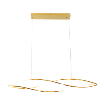 Lámpara colgante AKI 65W / 75W, color de luz selectable cálida 3000°K / neutro 4000°K / frío 6000°K, atenuable, 127V de Quor Lighting - Q98251-GD