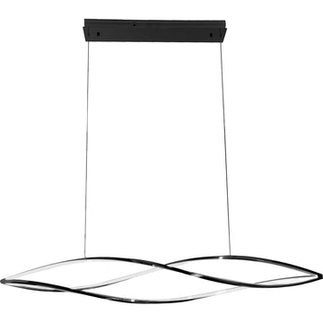 Lámpara colgante AKI 65W / 75W, color de luz selectable cálida 3000°K / neutro 4000°K / frío 6000°K, atenuable, 127V de Quor Lighting - Q98251-GNB
