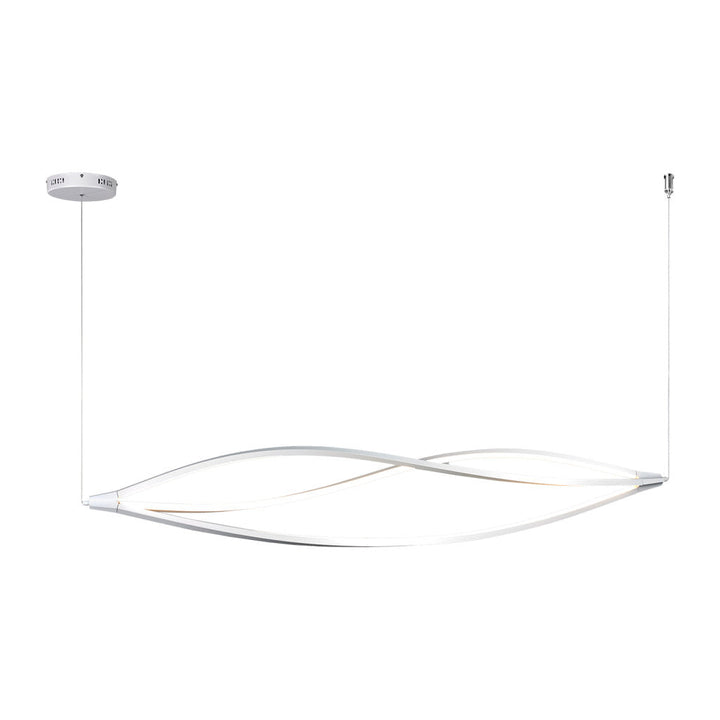 Lámpara colgante AKI 65W / 75W, color de luz selectable cálida 3000°K / neutro 4000°K / frío 6000°K, atenuable, 127V de Quor Lighting - Q98251-WH