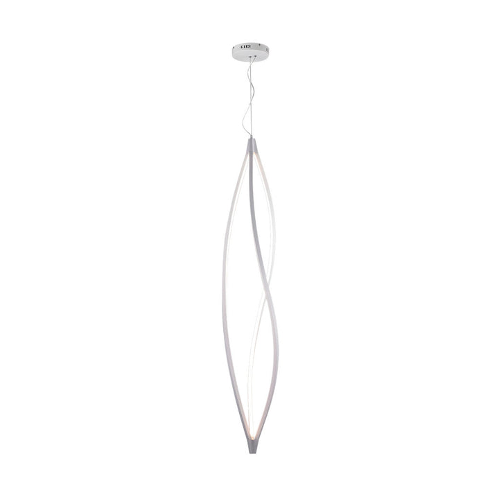 Lámpara colgante AKI 65W / 75W, color de luz selectable cálida 3000°K / neutro 4000°K / frío 6000°K, atenuable, 127V de Quor Lighting - Q98252-WH