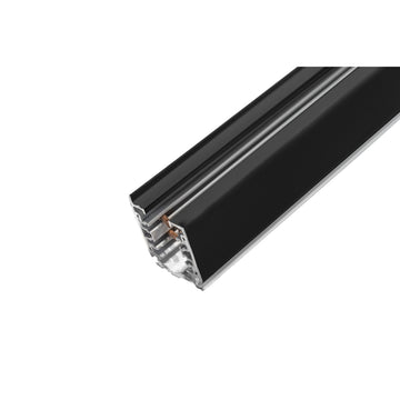 Riel electrificado trifásico 2m de sobreponer Pro Track, acabado blanco o negro de AURO Lighting