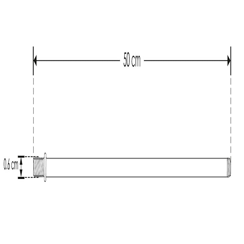 Suspensión rígida 50cm para sujeción de serie RUB CUBE de iLumileds