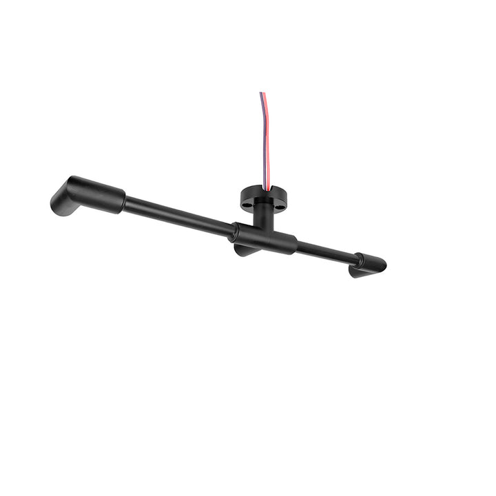 Barra para energizar y sujeción de techo para inicios, tres salidas hembra 90°, incluye par de cables de 110 cm para luminarios de la serie RUB CUBE de iLumileds