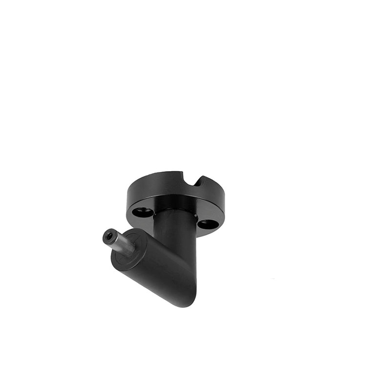 Conector vertical macho de pared y techo 90° policarbonato acabado negro para luminarios de la serie ILURBK para luminarios de la serie RUB CUBE de iLumileds