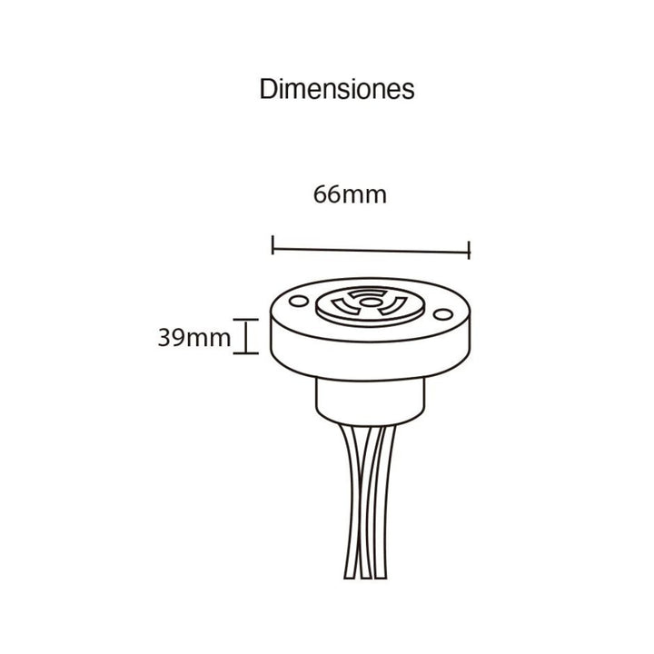 Receptáculo para fotocelda 3 pines 480V 15A 1000W de ICON