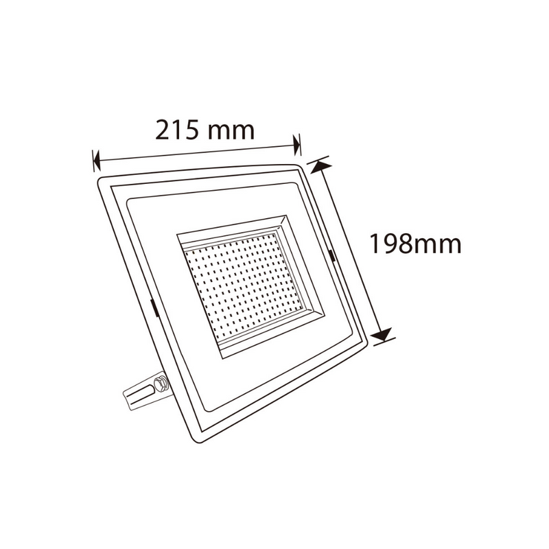 Reflector LED 100W acabado negro luz neutra fría (5000K) 100-277V IP65 de ICON