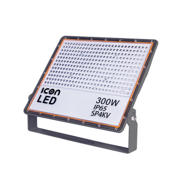 Reflector LED 300W acabado negro luz neutra fría (5000K) 100-277V IP65 de ICON