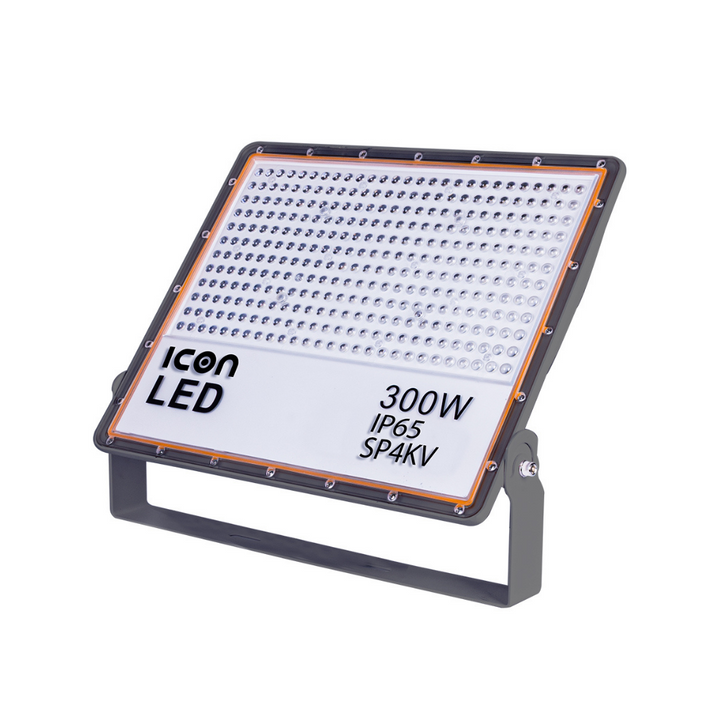 Reflector LED 300W acabado negro luz neutra fría (5000K) 100-277V IP65 de ICON
