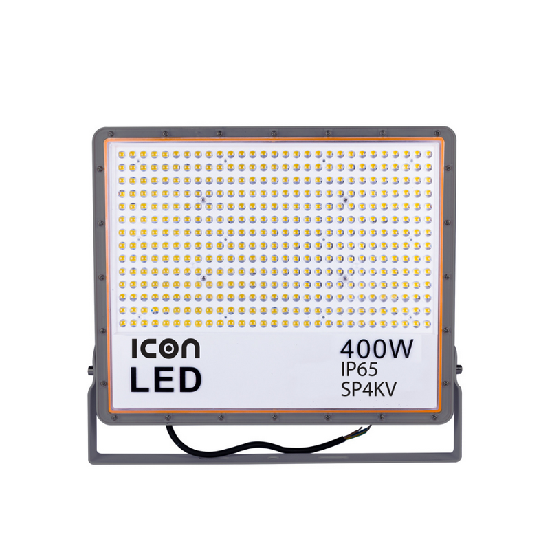 Reflector LED 400W acabado negro luz neutra fría (5000K) 100-277V IP65 de ICON