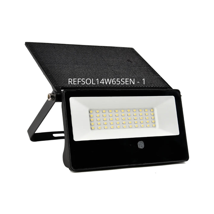 Reflector solar 14W con sensor y panel incluido (3 modos de iluminación), luz fría de ICON