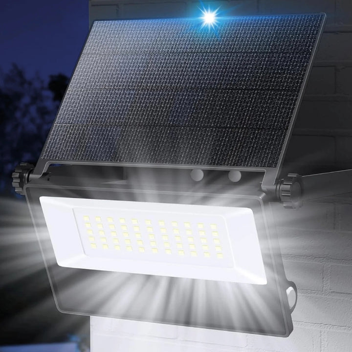 Reflector solar 14W con sensor y panel incluido (3 modos de iluminación), luz fría de ICON