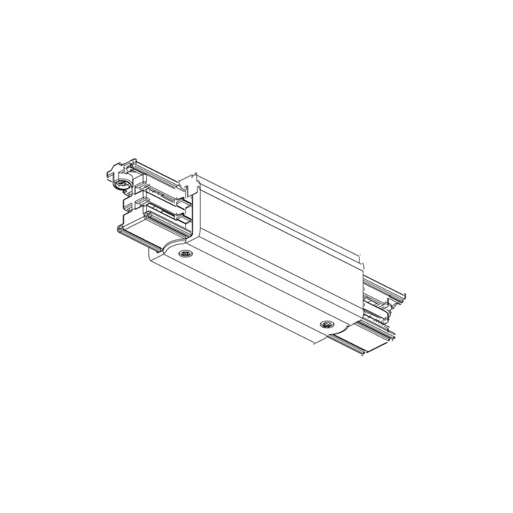 Conector central de riel electrificado RAIL, acabado blanco o negro de AURO Lighting