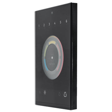 Interfase DMX STICKCW4 1024 canales para sobreponer en muro con pantalla sensible al tacto de Nicolaudie