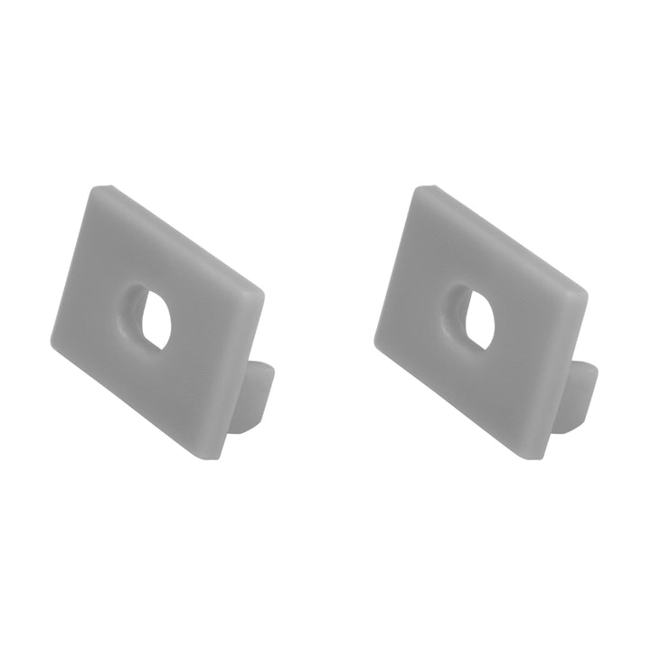Kit de 2 tapas laterales para perfil de aluminio PA2013, de plástico de iLumileds