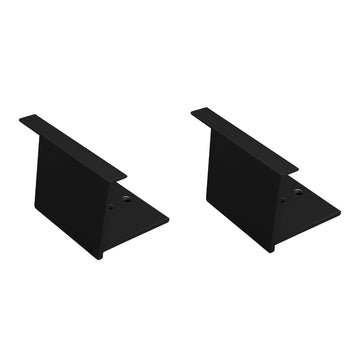Kit de 2 tapas laterales negras para perfil de aluminio PA3535NCFL de iLumileds