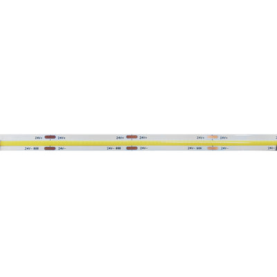 Tira LED COB FADA 12W/m 24V con 240 chips/m rollo de 5m opciones color de luz con adhesivo de AURO Lighting